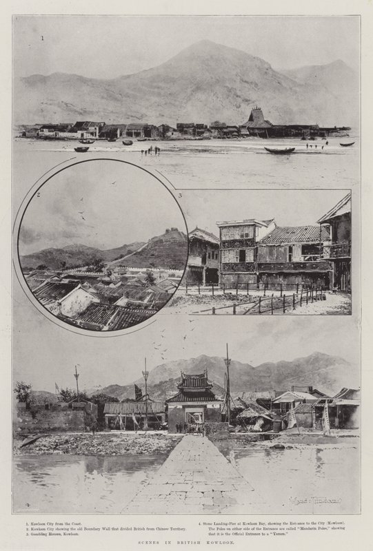 Scenes in British Kowloon by Joseph Holland Tringham