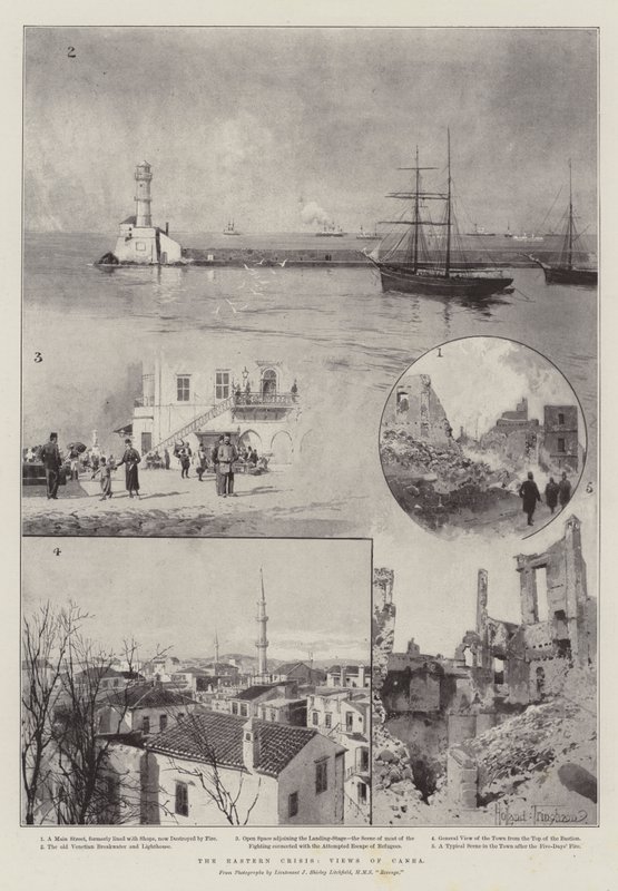 The Eastern Crisis, Views of Canea by Joseph Holland Tringham