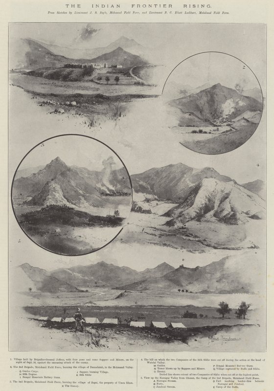 The Indian Frontier Rising by Joseph Holland Tringham