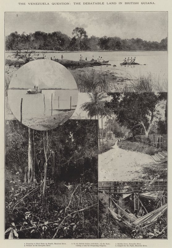 The Venezuela Question, the Debatable Land in British Guiana by Joseph Holland Tringham