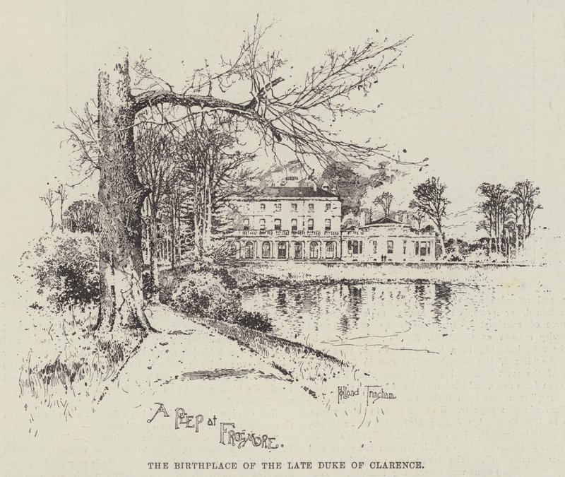 The Late Duke of Clarence and Avondale, the Birthplace of the Late Duke of Clarence by Joseph Holland Tringham