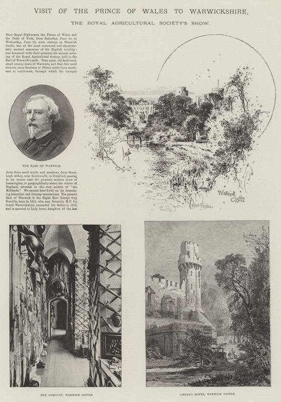 Visit of the Prince of Wales to Warwickshire by Joseph Holland Tringham