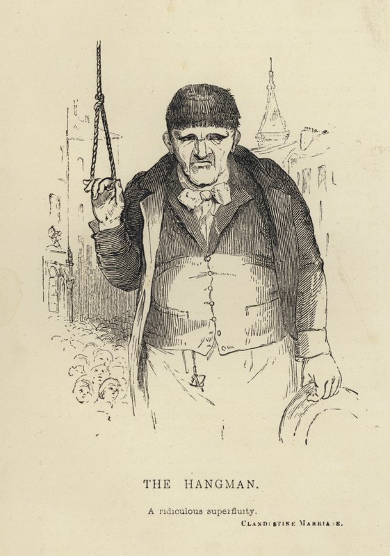 Kenny Meadows: The Hangman by Joseph Kenny (after) Meadows