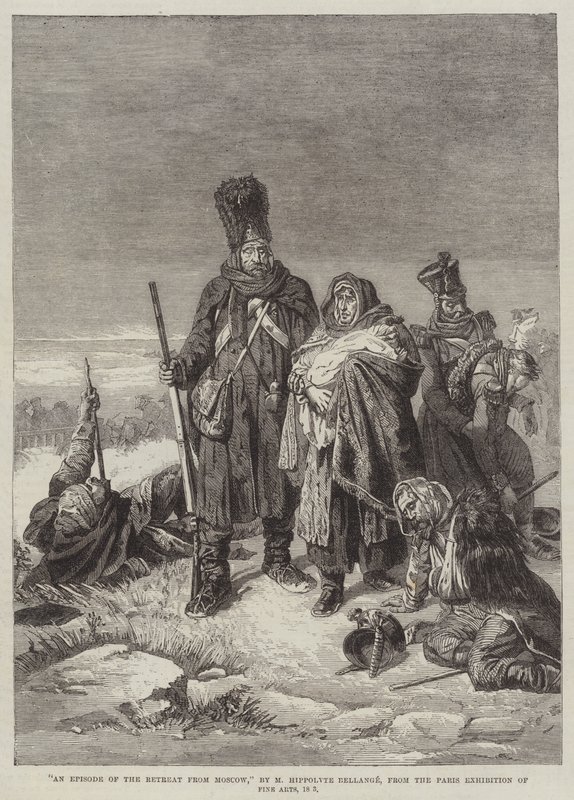 An Episode of the Retreat from Moscow by Joseph Louis Hippolyte Bellange
