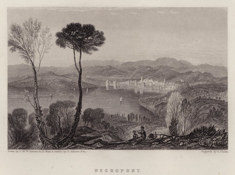 Negropont by Joseph Mallord William (after) Turner