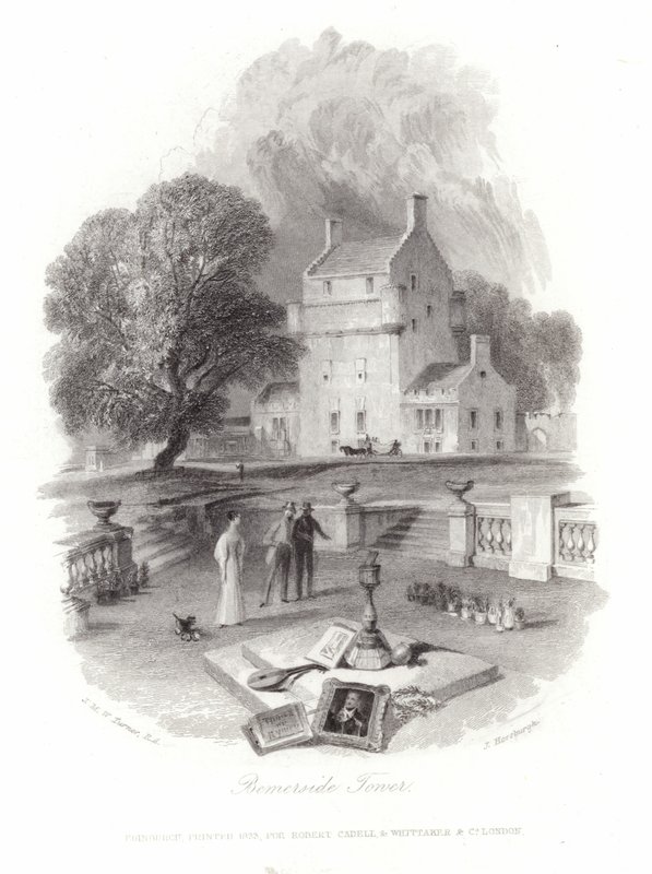 Bemersyde Tower by Joseph Mallord William Turner