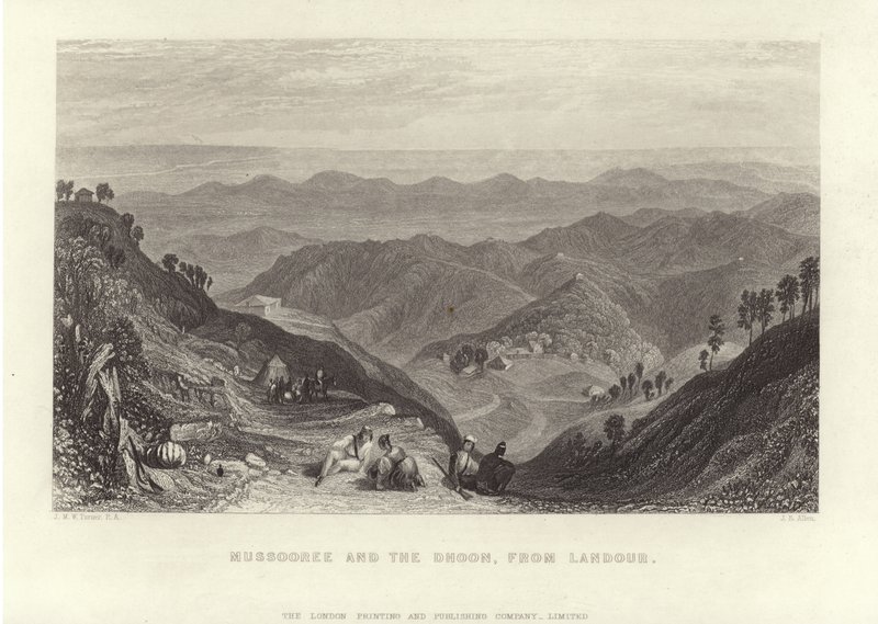 Mussooree and the Dhoon by Joseph Mallord William Turner