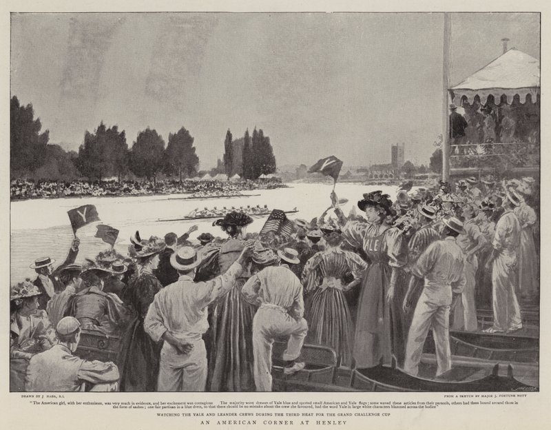 An American Corner at Henley by Joseph Nash