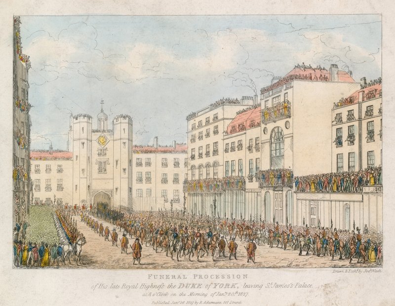Funeral Procession of the Late Royal Highness the Duke of York Leaving St James
