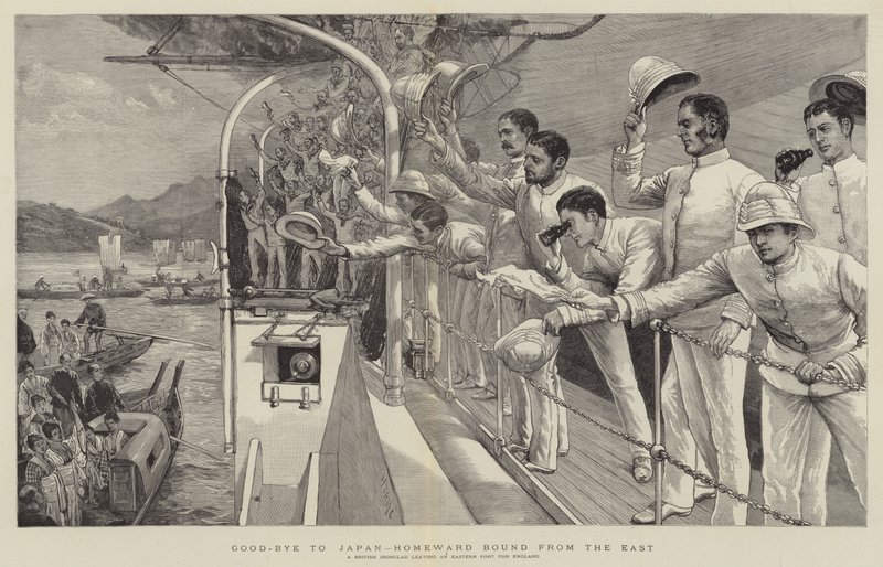 Good-Bye to Japan, Homeward Bound from the East by Joseph Nash