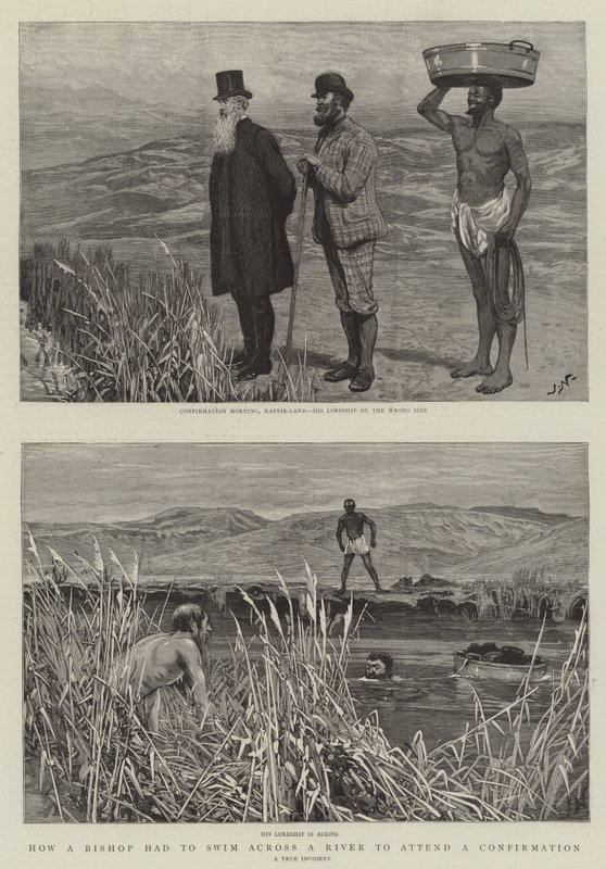 How a Bishop Had to Swim Across a River to Attend a Confirmation by Joseph Nash