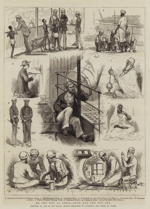 On the Way to India, Aden and the Red Sea by Joseph Nash
