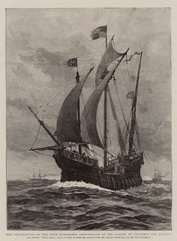 The Celebration of the Four Hundredth Anniversary of the Sailing of Columbus for America by Joseph Nash