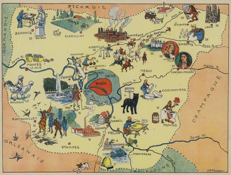 Ile-De-France by Joseph Porphyre Pinchon