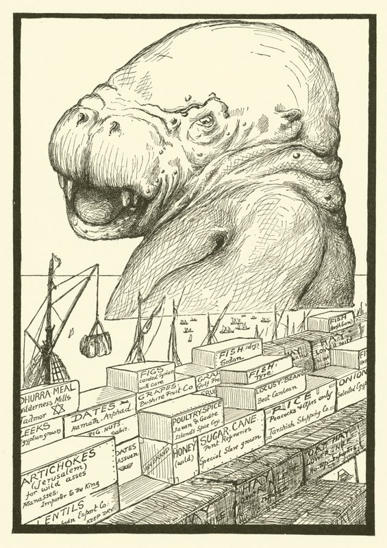 The Animal that Came out of the Sea by Joseph Rudyard (after) Kipling
