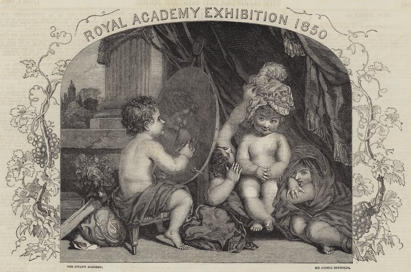 Royal Academy Exhibition 1850 by Joshua Reynolds