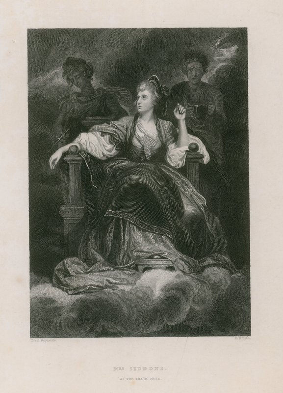 Mrs Siddons as the tragic Muse by Joshua Reynolds