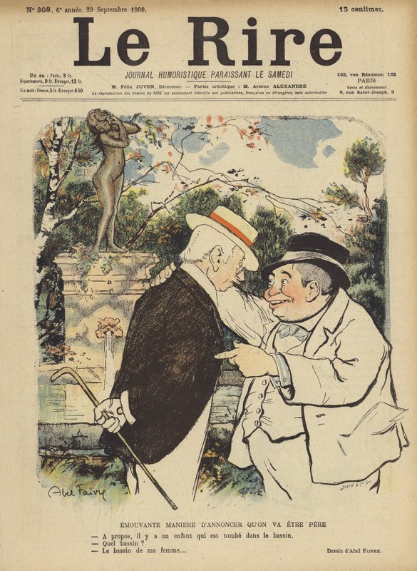 Illustration for Le Rire by Jules Abel Faivre