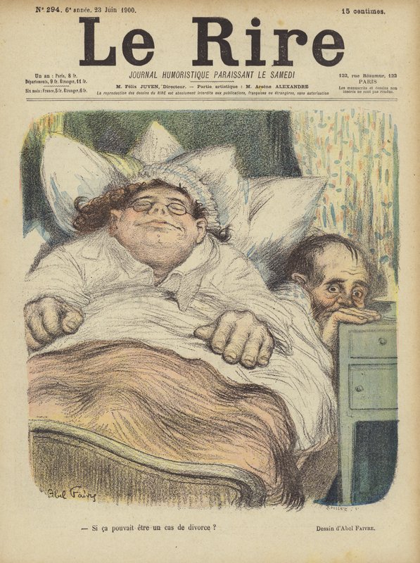 Illustration for Le Rire by Jules Abel Faivre