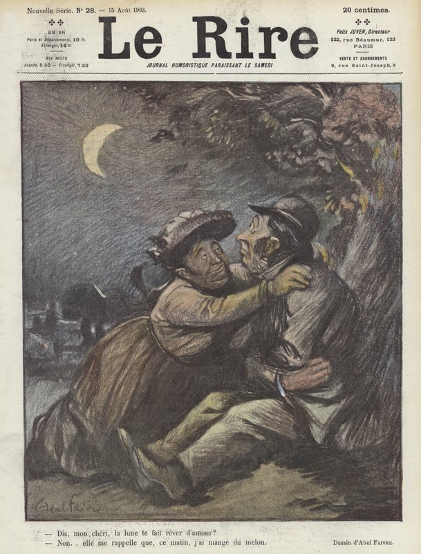 Illustration for Le Rire by Jules Abel Faivre