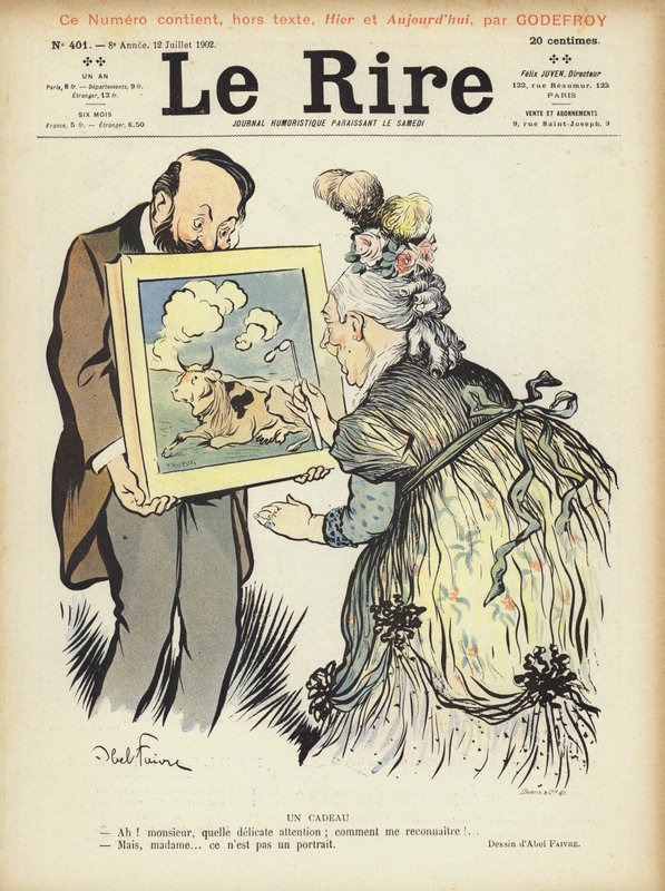 Illustration for Le Rire by Jules Abel Faivre