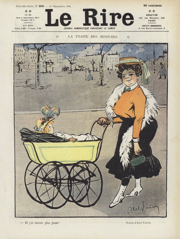 Illustration for Le Rire by Jules Abel Faivre