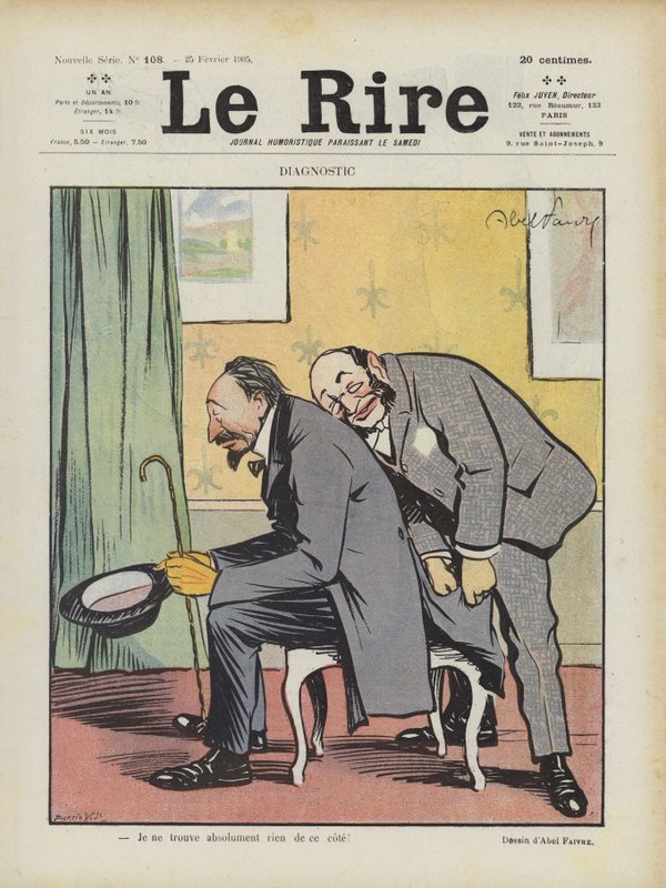 Illustration for Le Rire by Jules Abel Faivre