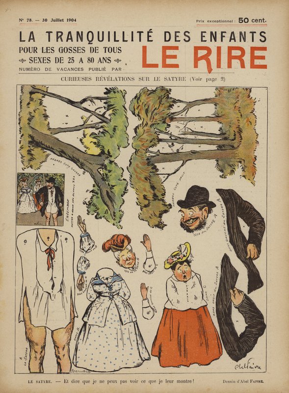 Illustration for Le Rire by Jules Abel Faivre