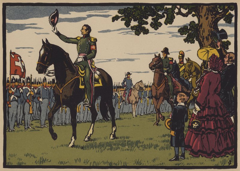 Guillaume Henri Dufour, Swiss general and engineer by Jules Courvoisier