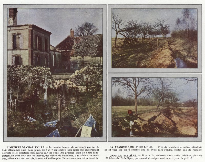 Cemetery of Charleville, The Trench of the 2nd Line, In the Sandpit by Jules Gervais Courtellemont