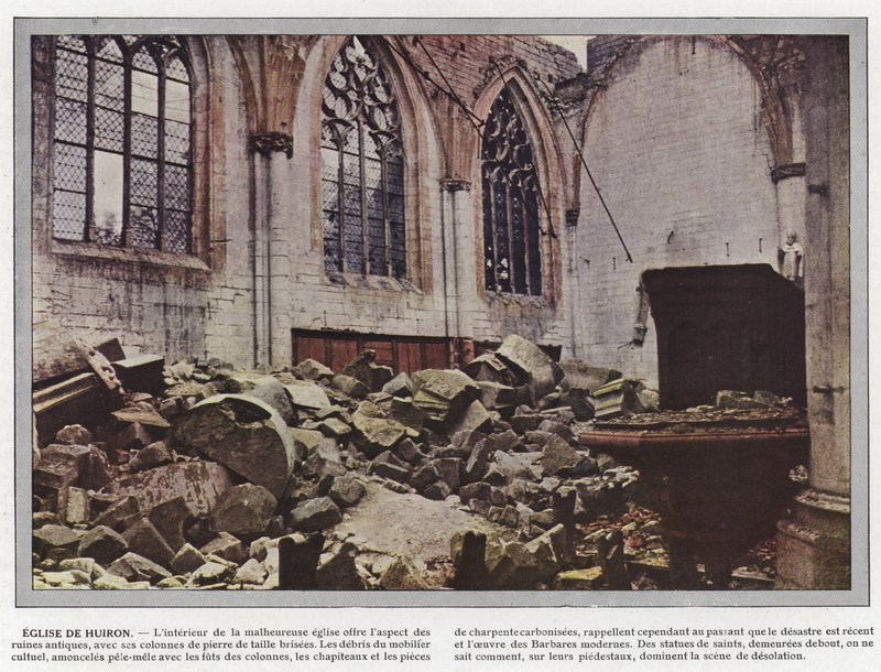 Eglise de Huiron by Jules Gervais Courtellemont