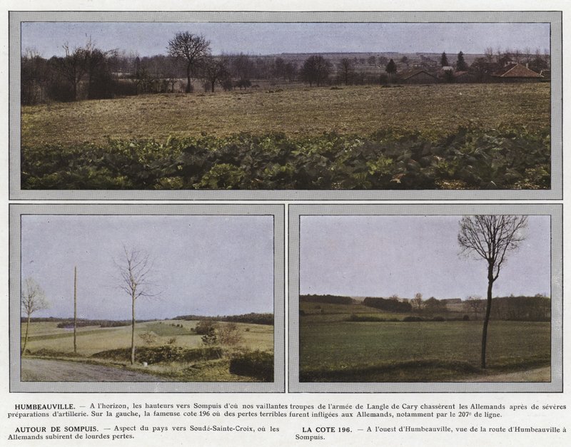Humbeauville, Around Sompuis, The Hill 196 by Jules Gervais Courtellemont