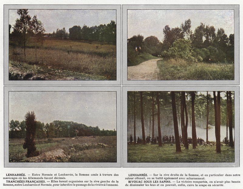 Lenharree, Lenharree, French Trenches, Bivouac Under the Firs by Jules Gervais Courtellemont