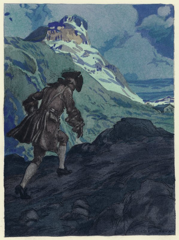 Illustration for memoirs of Casanova by Jules Marie Auguste Leroux
