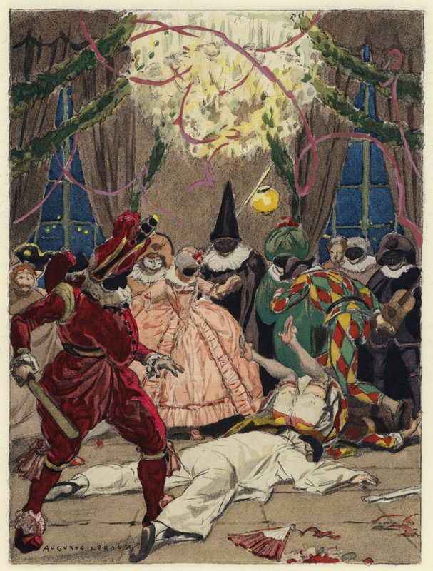 Illustration for memoirs of Casanova by Jules Marie Auguste Leroux