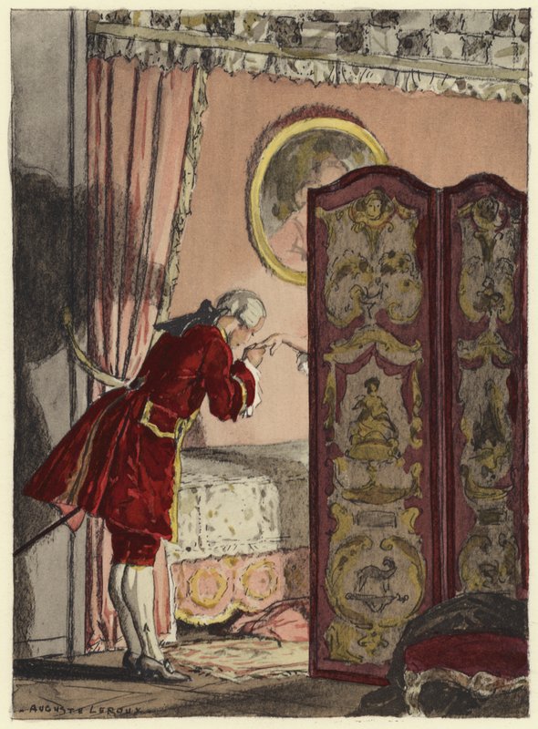 Illustration for Memoirs of Casanova by Jules Marie Auguste Leroux
