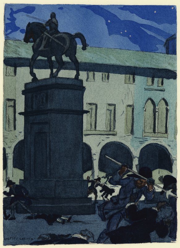 Illustration for Memoirs of Casanova by Jules Marie Auguste Leroux