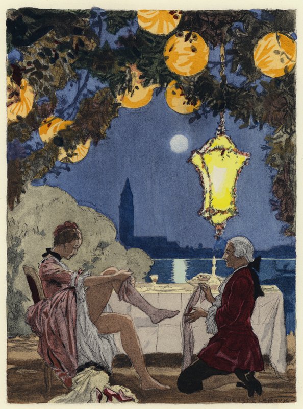 Illustration for Memoirs of Casanova by Jules Marie Auguste Leroux