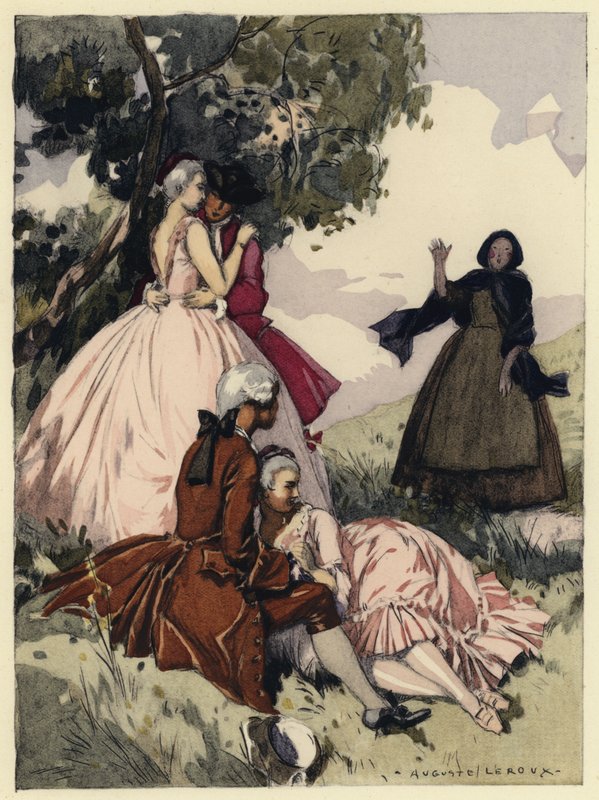Illustration for Memoirs of Casanova by Jules Marie Auguste Leroux