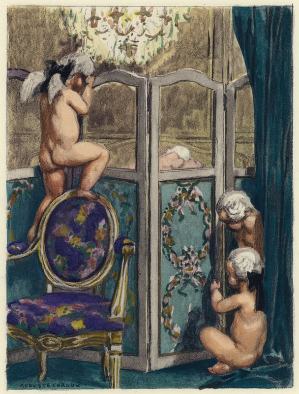 Illustration for Memoirs of Casanova by Jules Marie Auguste Leroux