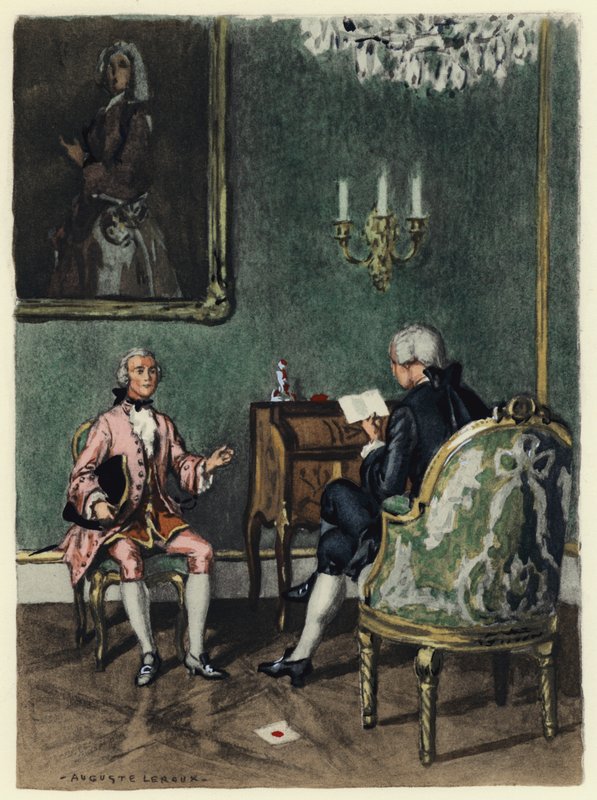 Illustration for Memoirs of Casanova by Jules Marie Auguste Leroux