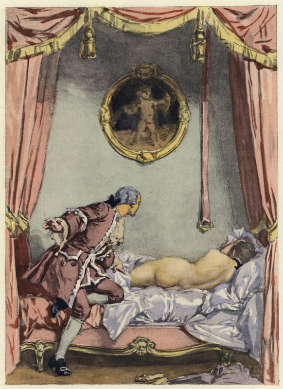 Illustration for Memoirs of Casanova by Jules Marie Auguste Leroux