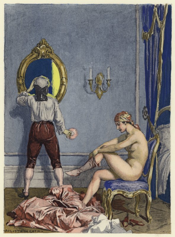 Illustration for Memoirs of Casanova by Jules Marie Auguste Leroux