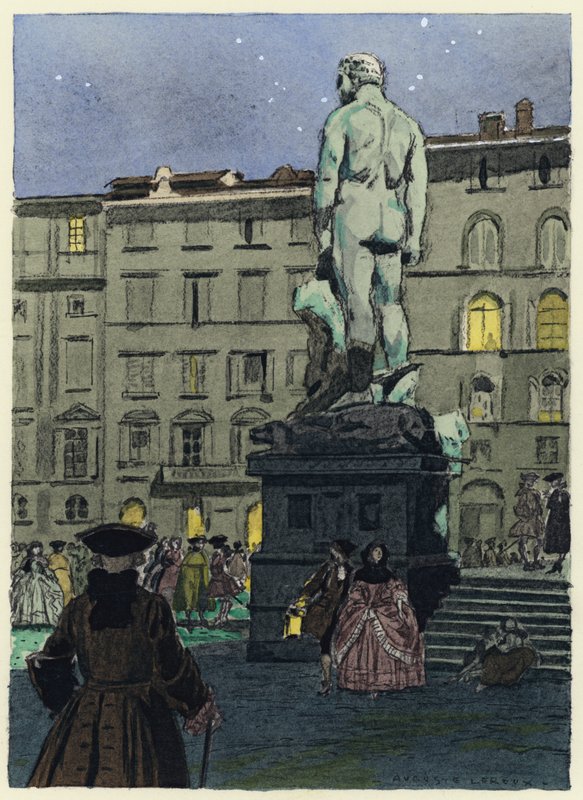 Illustration for Memoirs of Casanova by Jules Marie Auguste Leroux