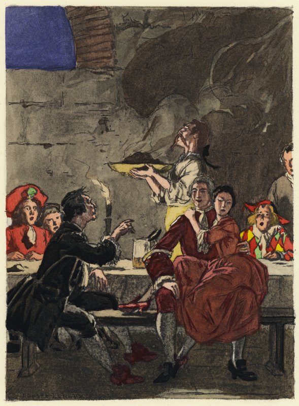 Illustration for Memoirs of Casanova by Jules Marie Auguste Leroux