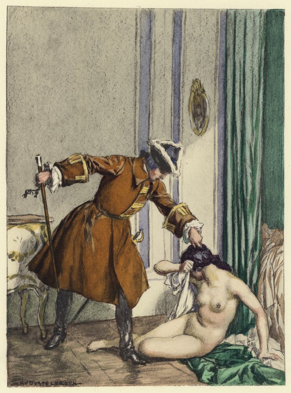 Illustration for Memoirs of Casanova by Jules Marie Auguste Leroux