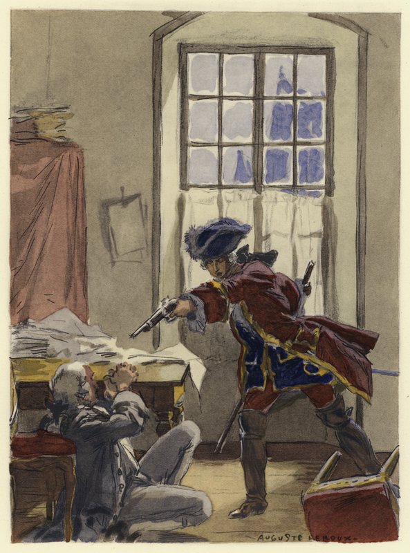 Illustration for Memoirs of Casanova by Jules Marie Auguste Leroux