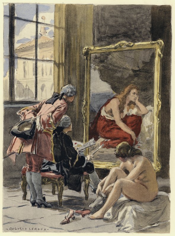 Illustration for Memoirs of Casanova by Jules Marie Auguste Leroux