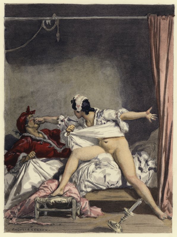 Illustration for Memoirs of Casanova by Jules Marie Auguste Leroux