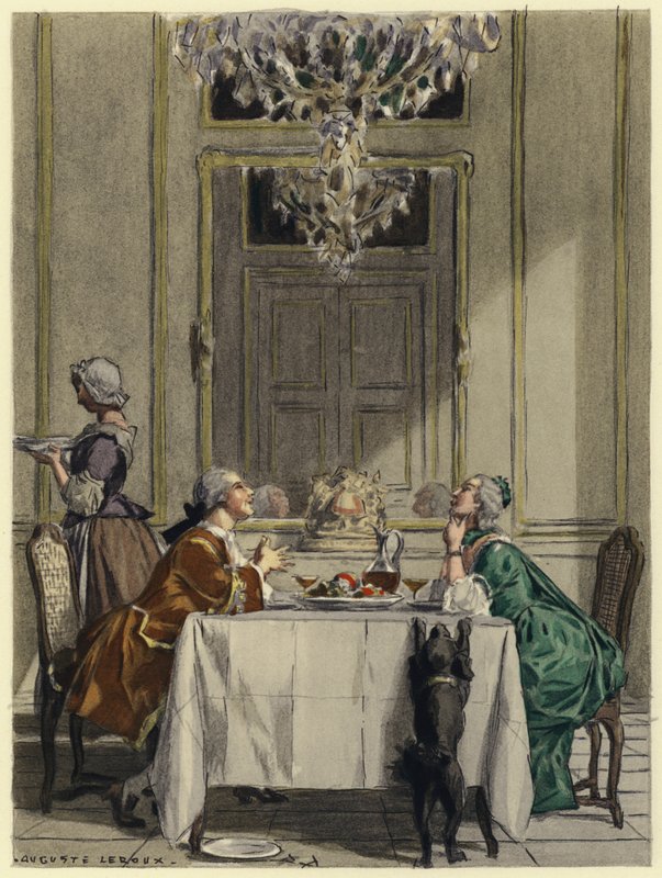 Illustration for Memoirs of Casanova by Jules Marie Auguste Leroux